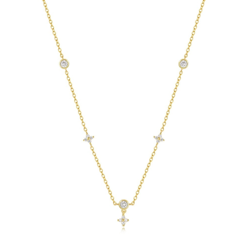 Gold Clover Necklace